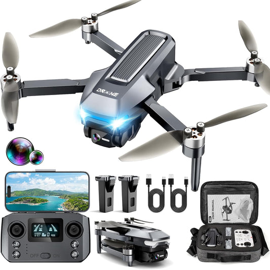 4K Drones with Camera for Adults - GPS, Gesture Control, 46Mins