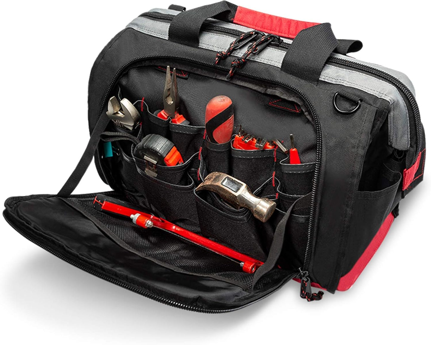 Waterproof Tool Bags for Men or Women with 25 Pockets