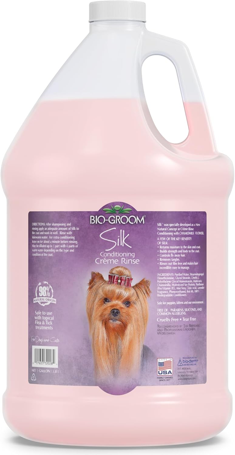 Bio-Groom Silk Creme Rinse Conditioner for Dogs & Puppies