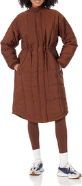 Women's Oversized Quilted Coat - Water-Resistant Warm Fit