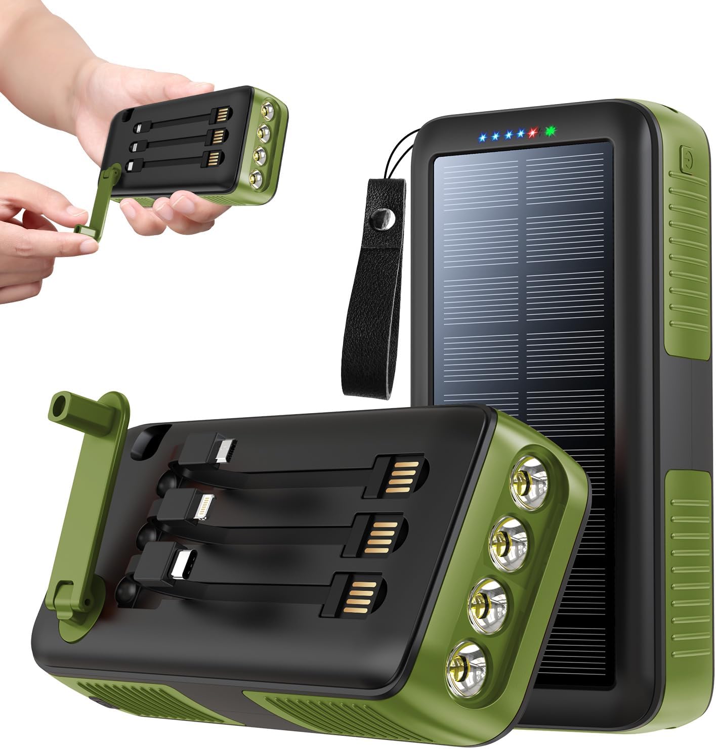 Solar Charger Power Bank 63200mAh for Outdoor Adventures