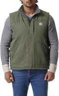 Men's Loose Fit Workwear Vest Fleece-Lined Waterproof - Warm Workwear