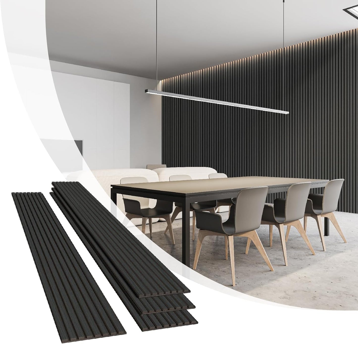 Olanglab Wood Slat Wall Panels for Stunning Interior Decor