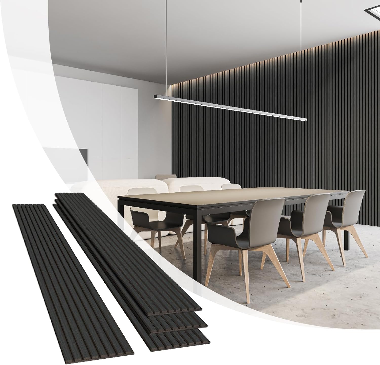 Olanglab Wood Slat Wall Panels for Stunning Interior Decor