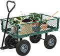 FDW Garden Cart Heavy Duty Utility Wagon with Removable Sides