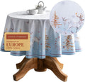 Round Cotton Tablecloth 63 in - Fairytale Forest Maison