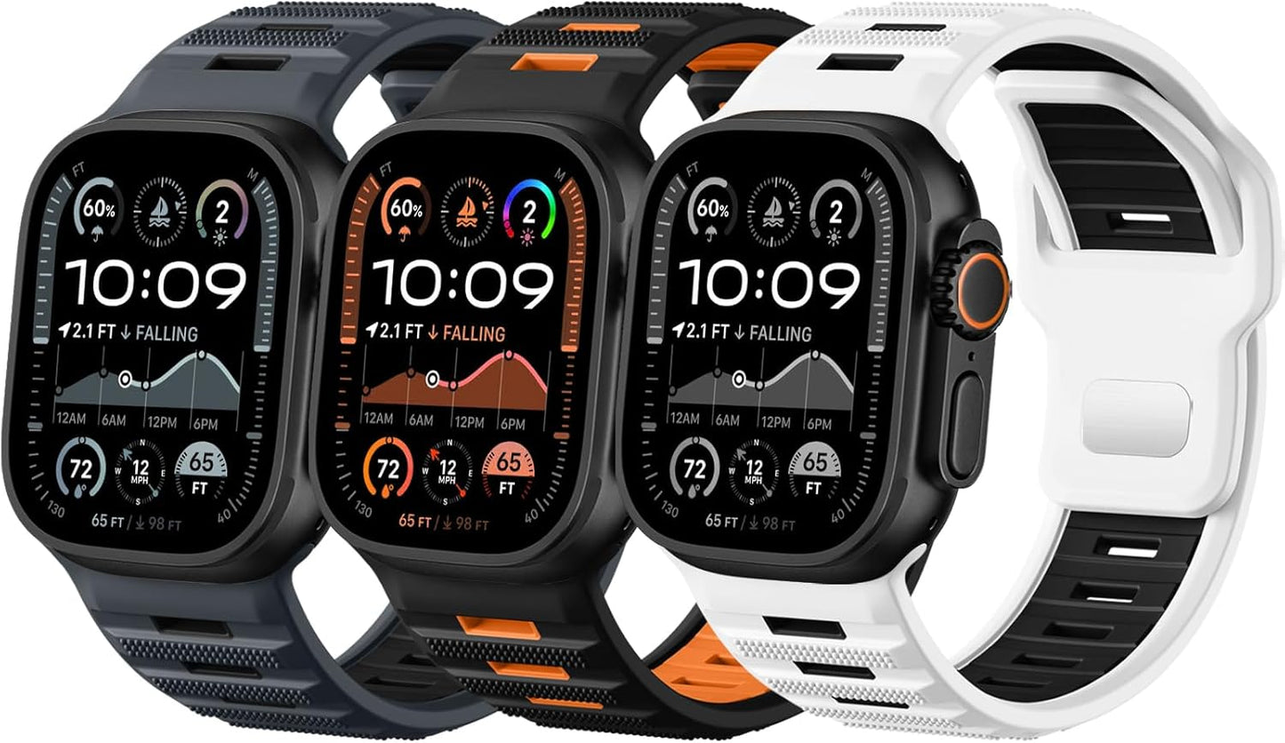 Witzon Wide Silicone Sport Band for Apple Watch