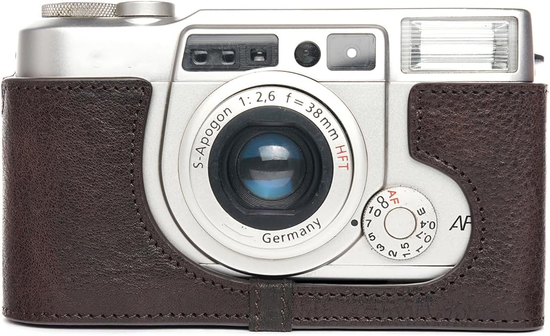 Handmade Genuine Leather Half Camera Case for Rollei AFM35
