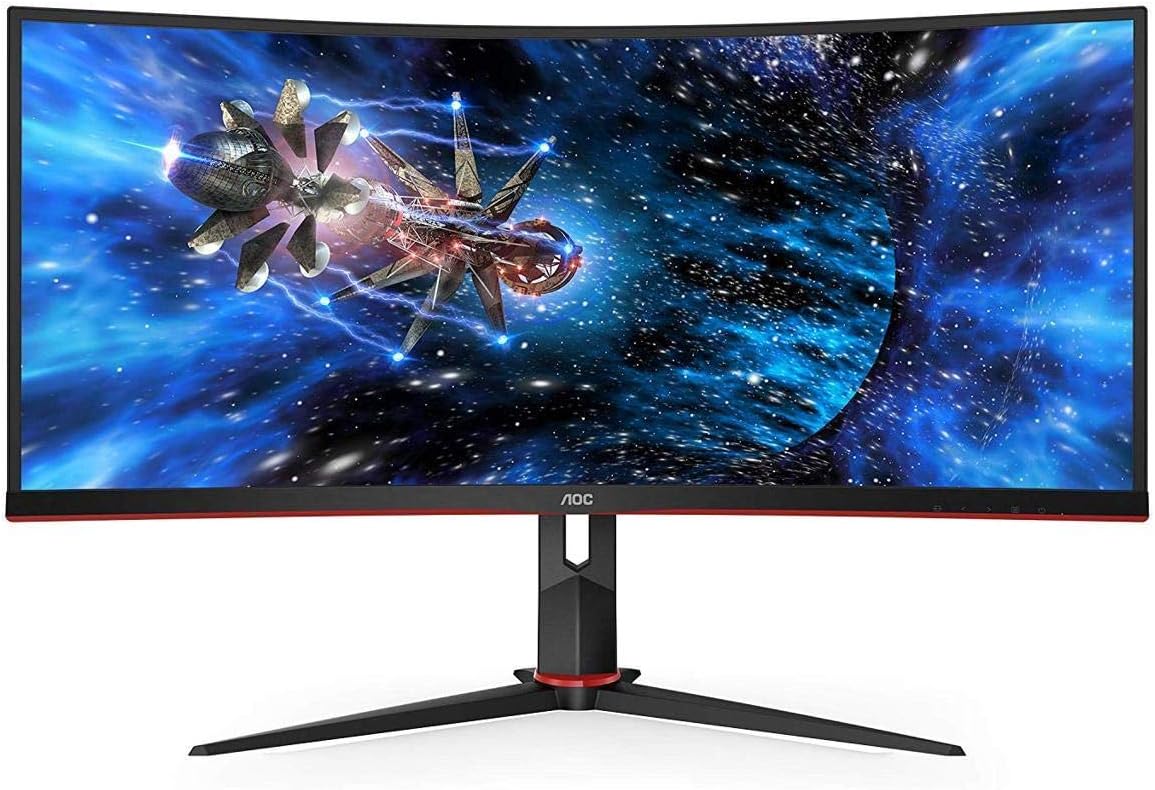 AOC CU34G2X-B 34in Curved Monitor with 144Hz Refresh Rate
