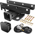 Nilight JK-61A 2 Inch Rear Bumper Tow Trailer Hitch Receiver