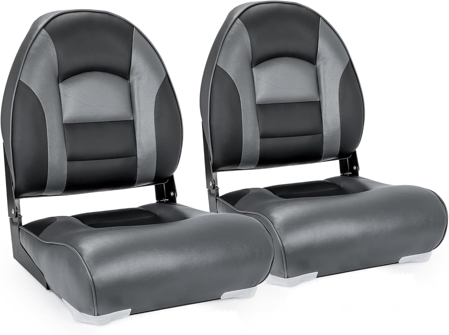 Deluxe High Back Folding Fishing Boat Seat for Ultimate Comfort