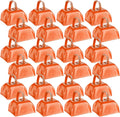 Metal Cowbell 24 Pack 3 in Orange - Loud Noisemakers for Events