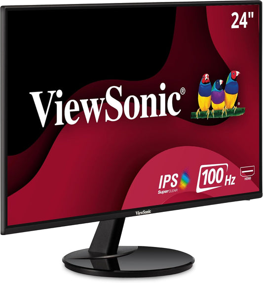 ViewSonic 24 Inch IPS Monitor with FreeSync