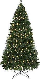 6.5ft Artificial Christmas Tree with LED Lights for Festive Cheer