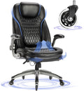 COLAMY Executive Chair: Ergo High Back Leather Swivel