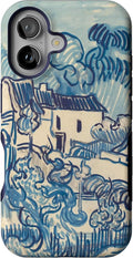 Casely iPhone 16 Case Van Gogh Landscape with Houses - Bold Protection