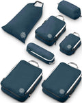Large Compression Packing Cubes Travel Set - Expandable Space Saver