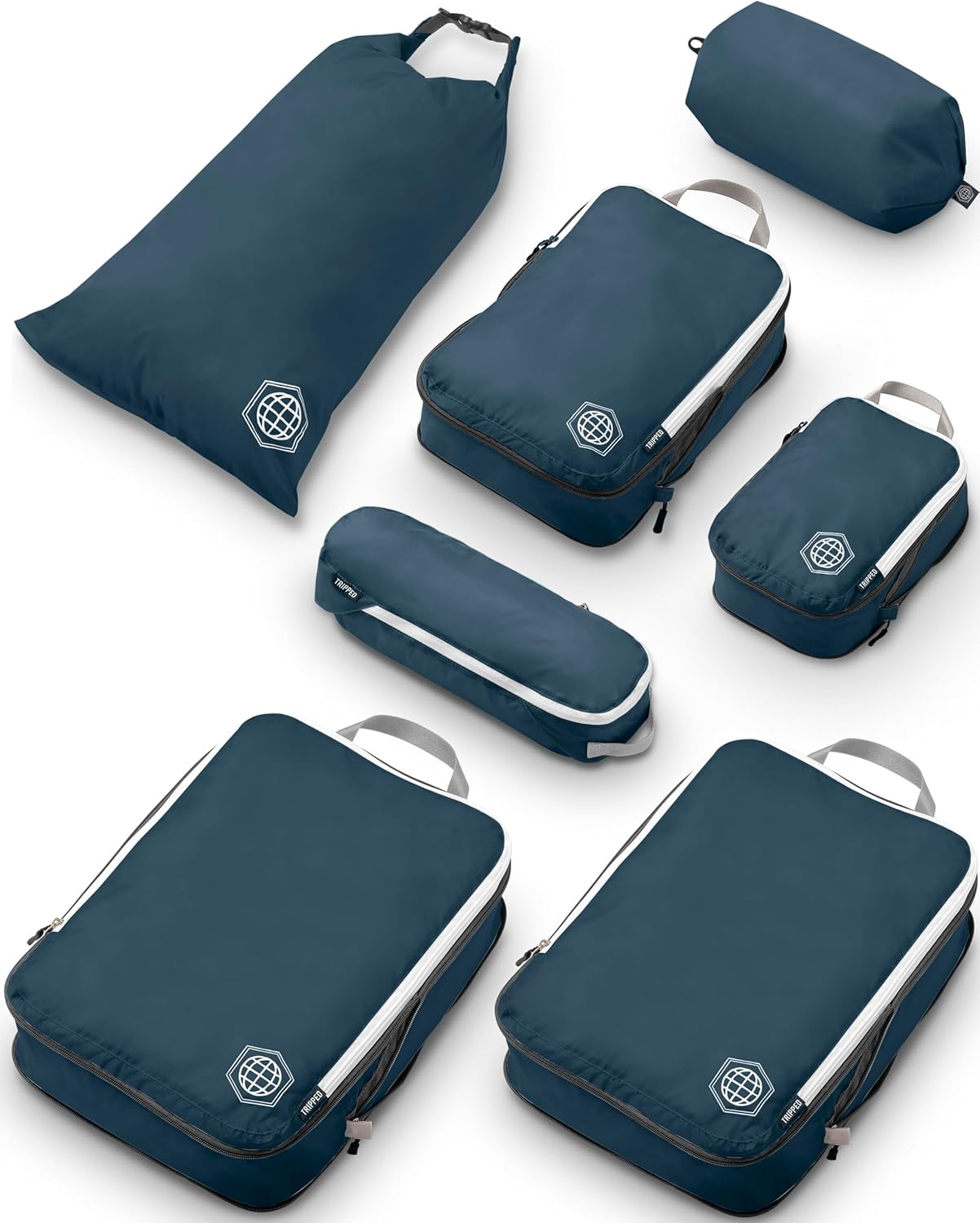 Large Compression Packing Cubes for Travel by TRIPPED Gear