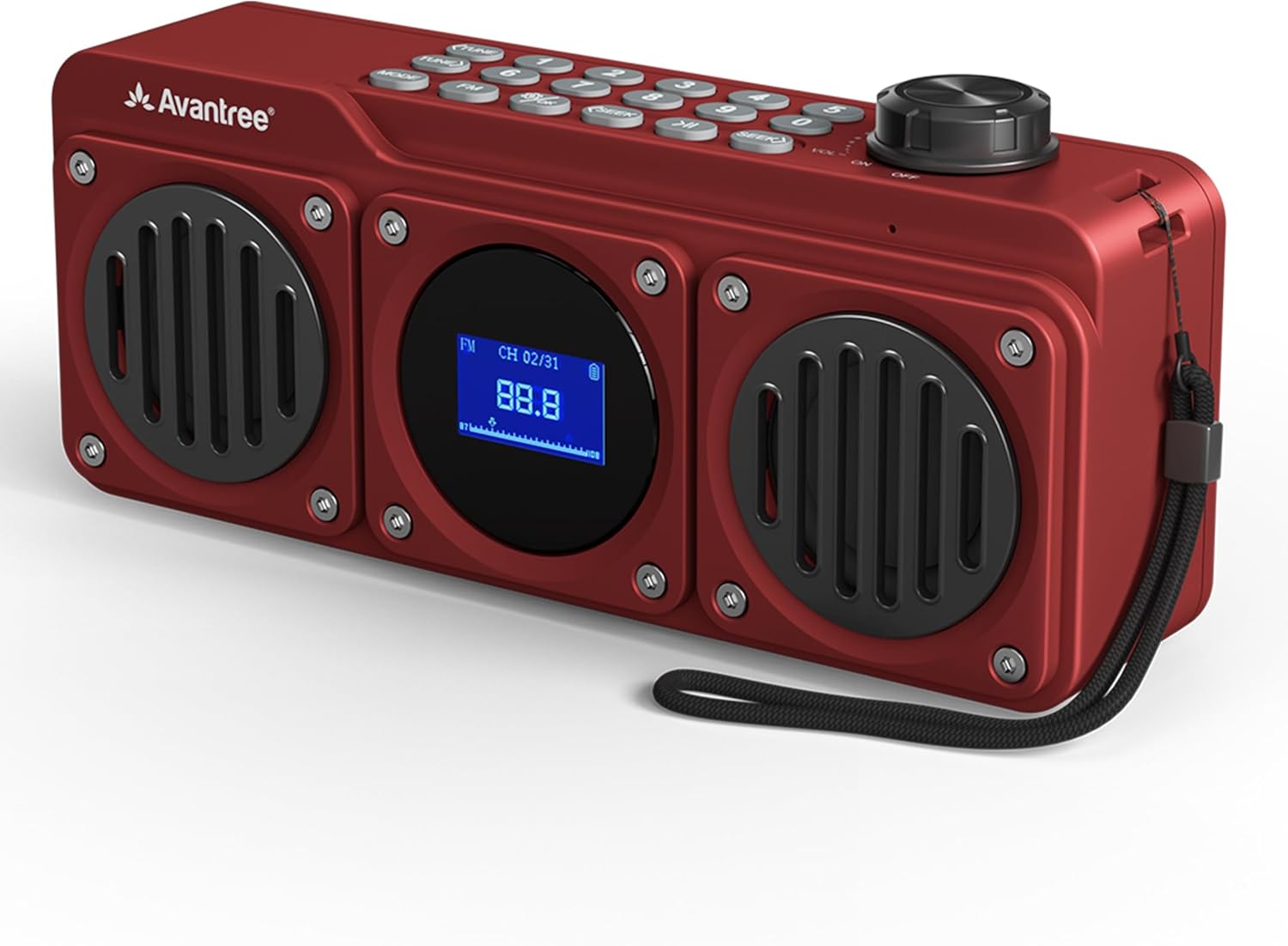 Avantree Boombyte Portable FM Radio with Bluetooth Speaker
