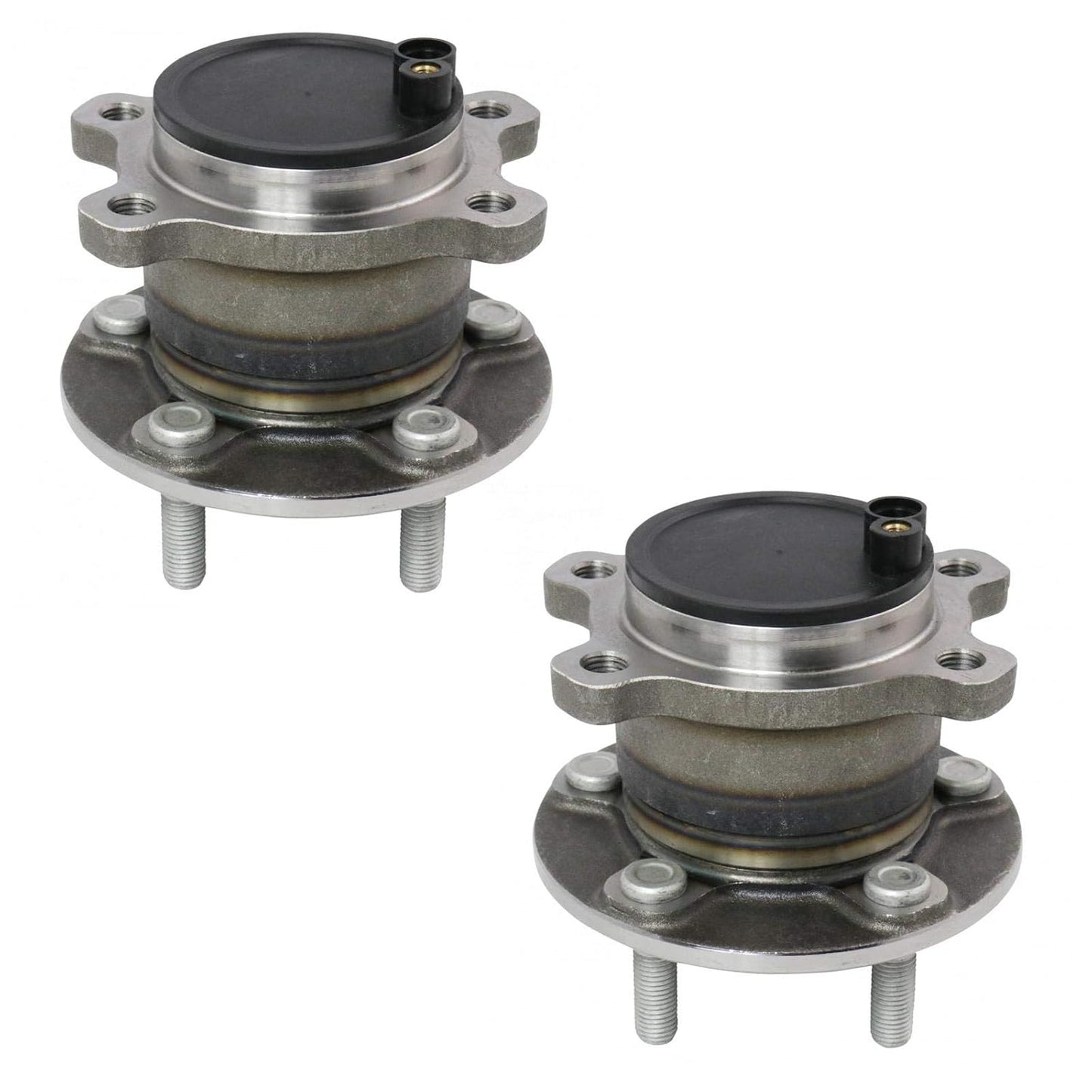 TRQ Rear Wheel Bearing & Hub Assembly Set for Ford Transit Connect