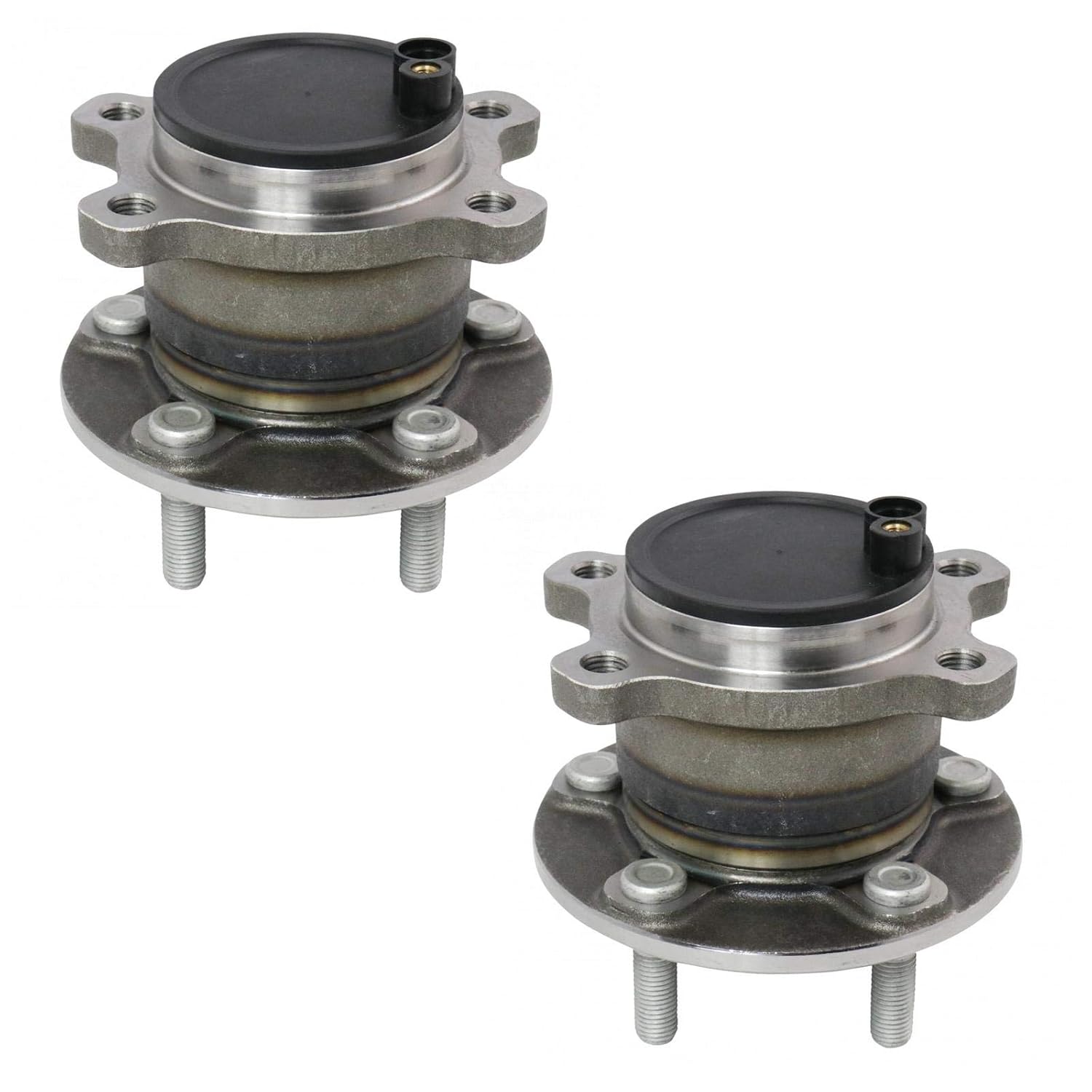 TRQ Rear Wheel Bearing & Hub Assembly Set for Ford Transit Connect