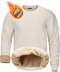 G Gradual Sherpa Lined Sweatshirt for Men - Cozy Fleece Crewneck