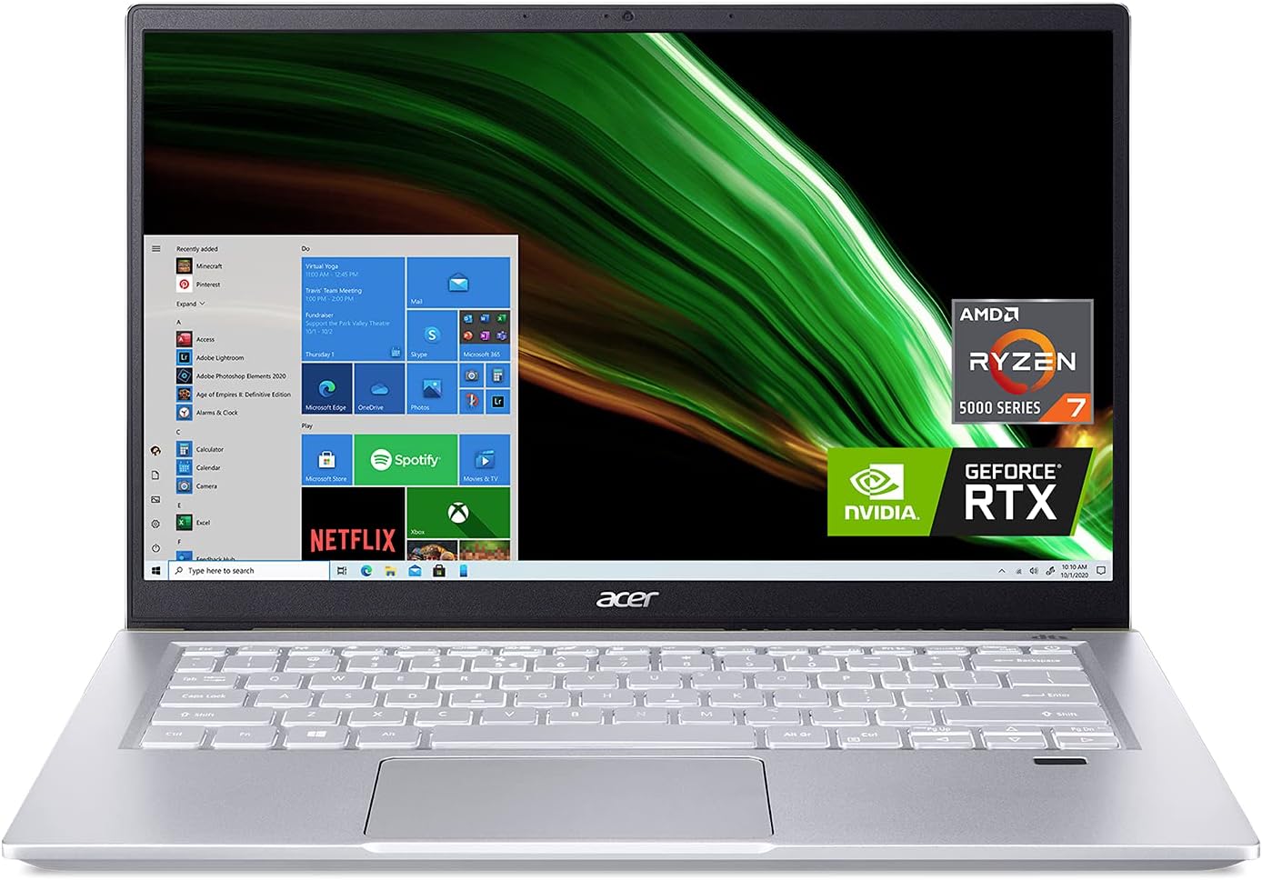 Powerful Creator Laptop: Acer Swift X Ryzen 7 | RTX 3050Ti | 16GB RAM