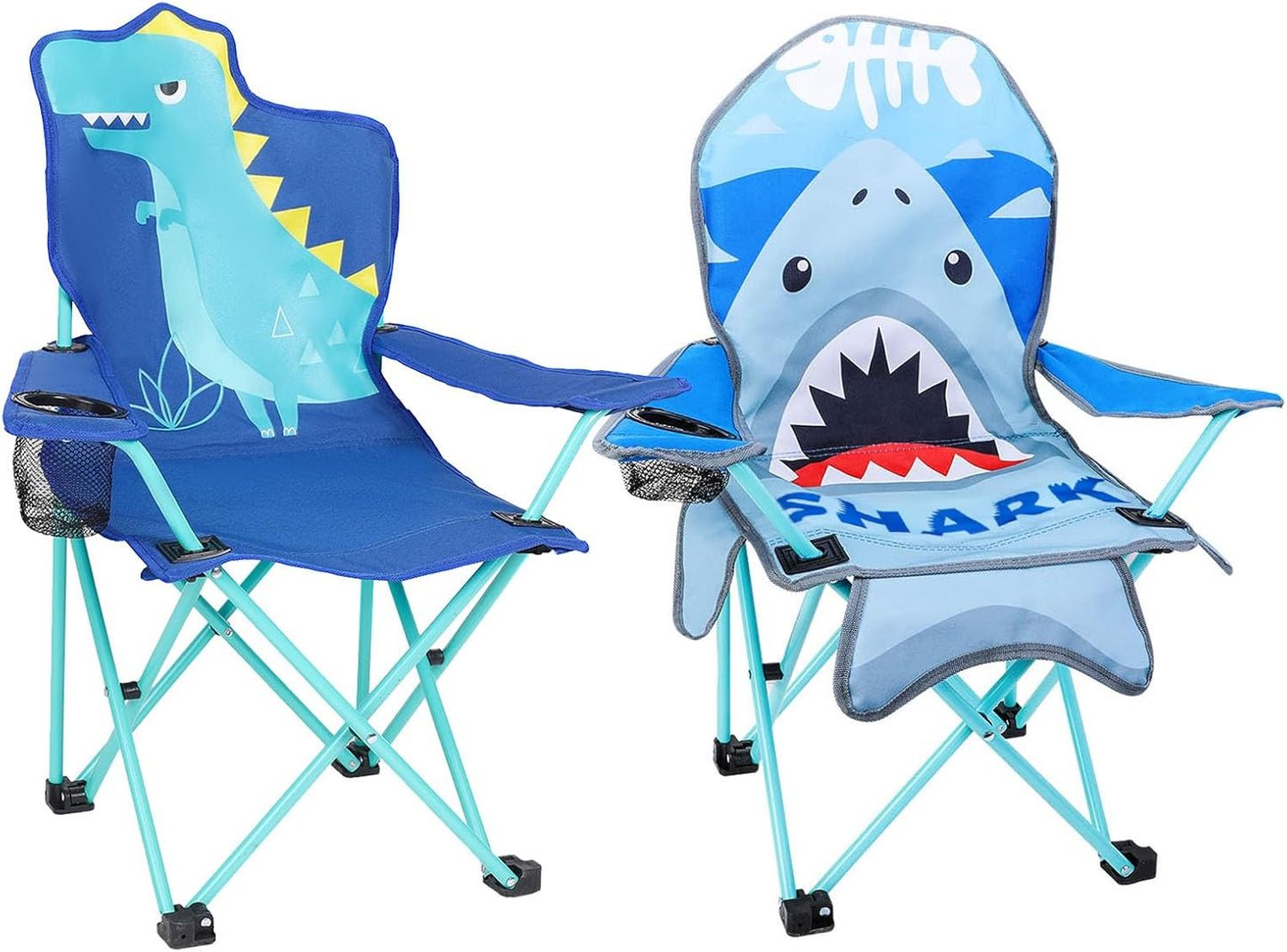 KABOER Kids Outdoor Folding Lawn and Camping Chair with Cup Holder