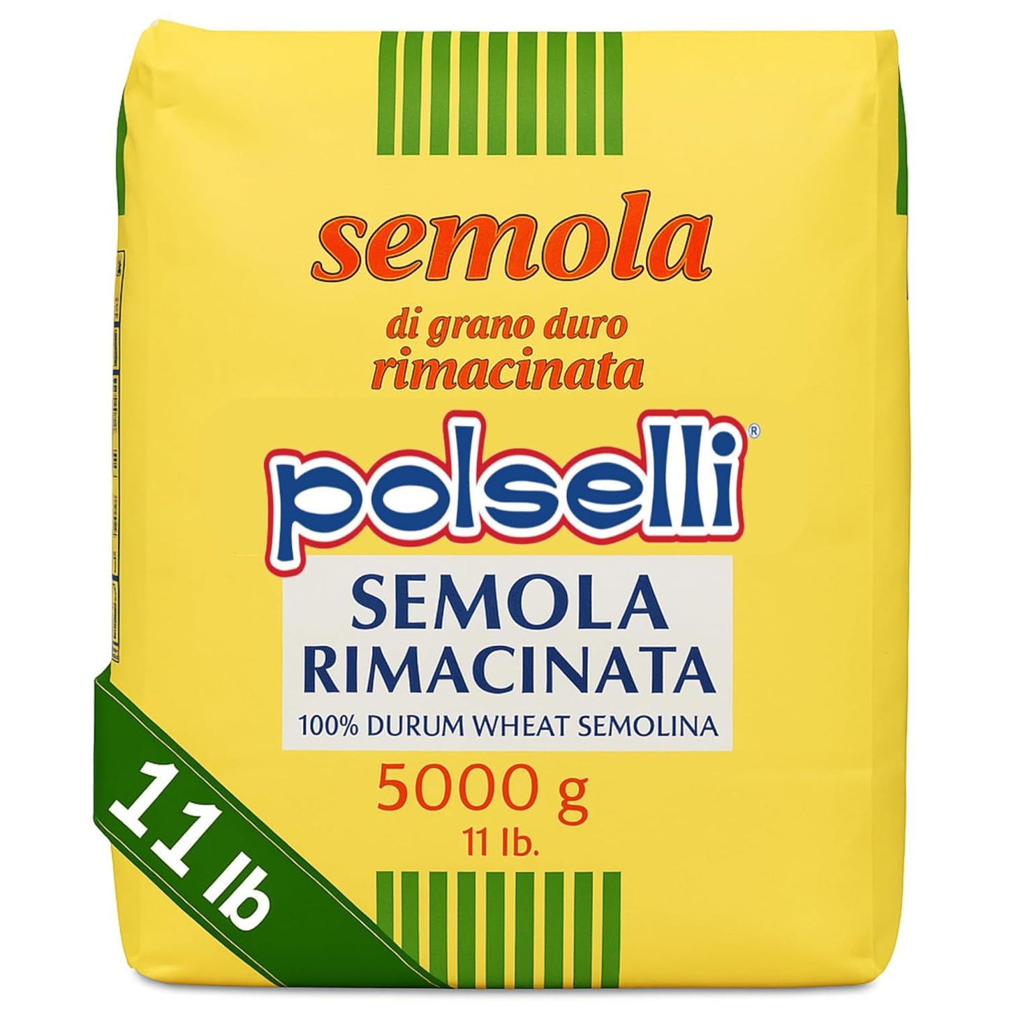 POLSELLI Semola Rimacinata Flour for Authentic Pasta and Bread
