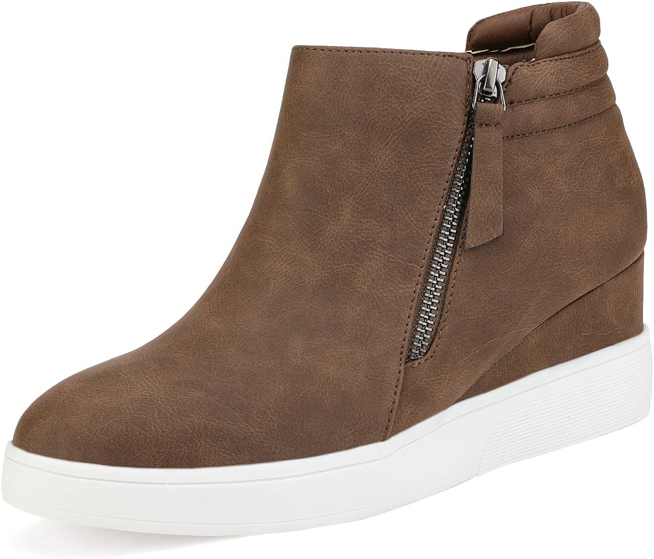 DREAM PAIRS Womens Platform Wedge Sneakers Ankle Booties Review
