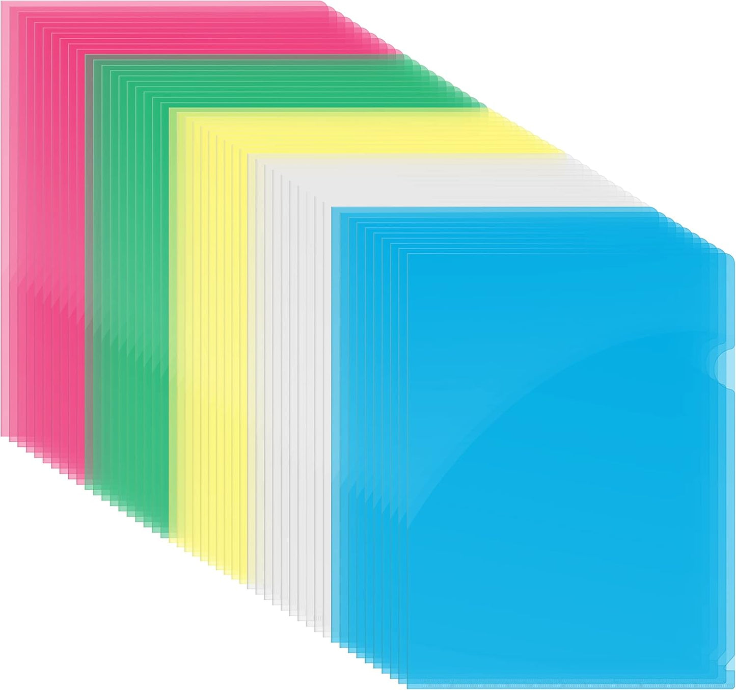 50 Pack Poly Project Pockets - Organize with Style!