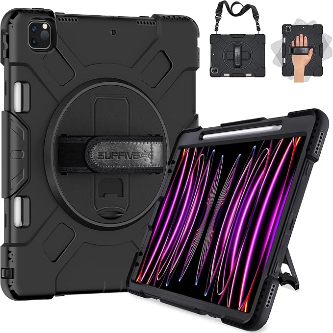 SUPFIVES Case for iPad Pro 12.9 2022: Ultimate Protection & Style
