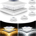 Solar Post Cap Lights 4x4/6x6 Vinyl/Wood Fence Caps - Warm White