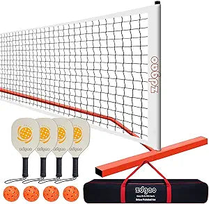 SGSPORT Portable Pickleball Net Set with Paddles and Balls
