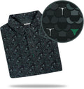 Funny Golf Polo Shirt with UPF 50 Protection - Stretchy Tagless