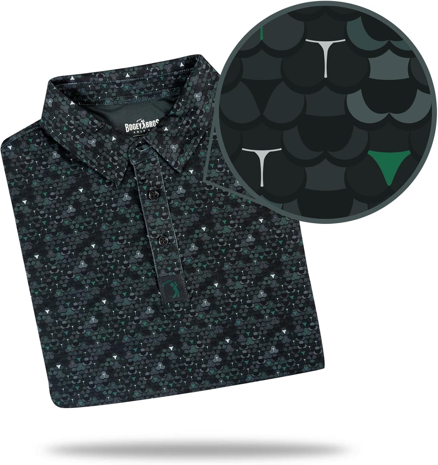 Funny Golf Polo Shirts with UPF 50 Protection for Men
