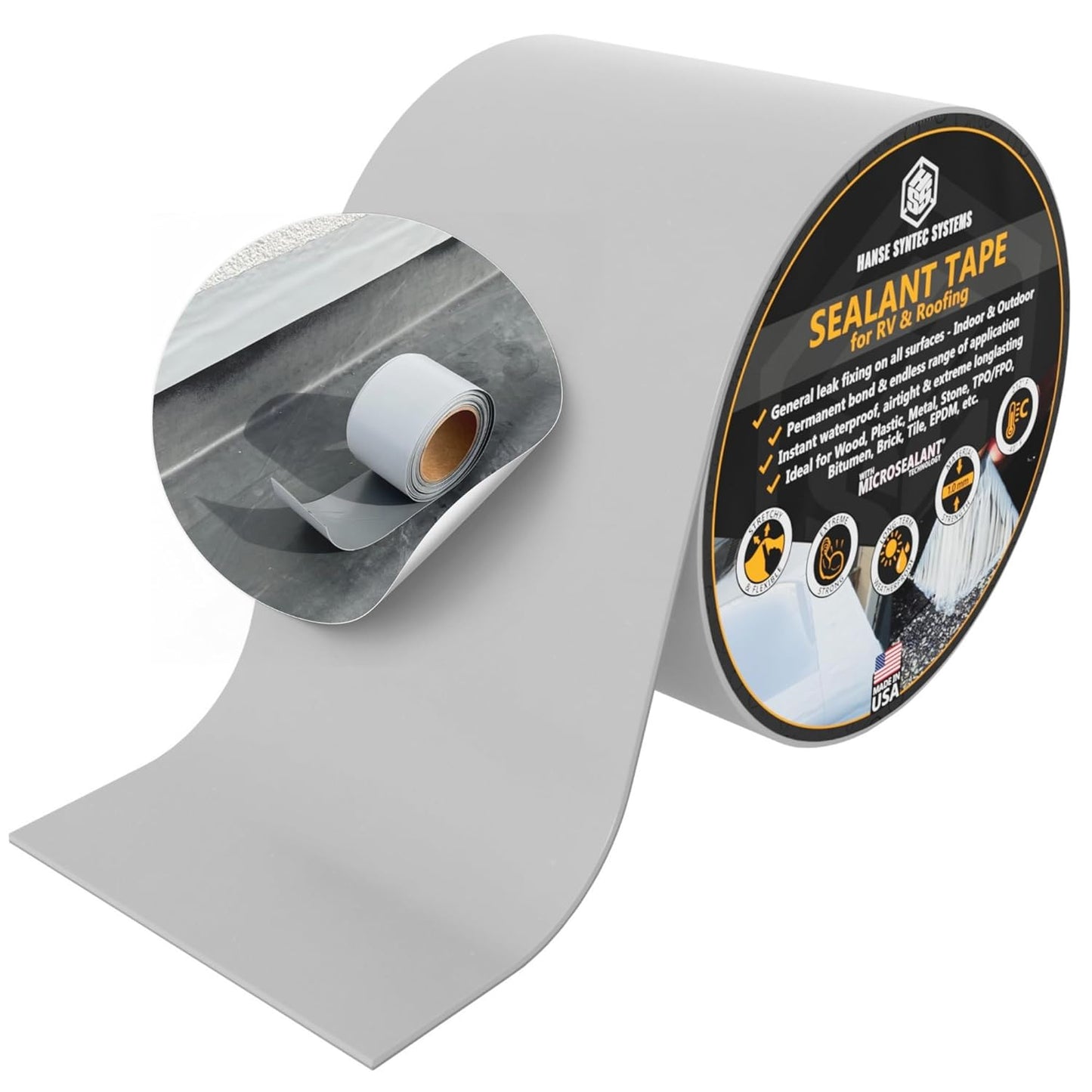 HSS Sealant Tape - Waterproof Commercial Roofing Tape for Repairs