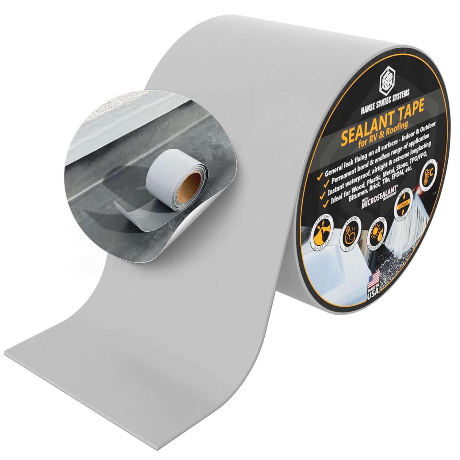 HSS Sealant Tape - Waterproof Commercial Roofing Tape for Repairs