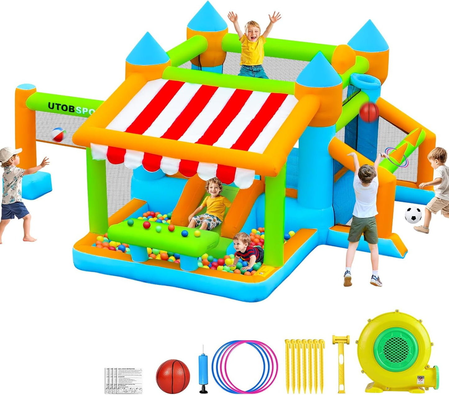 Bounce House Bundle: Indoor Outdoor Fun