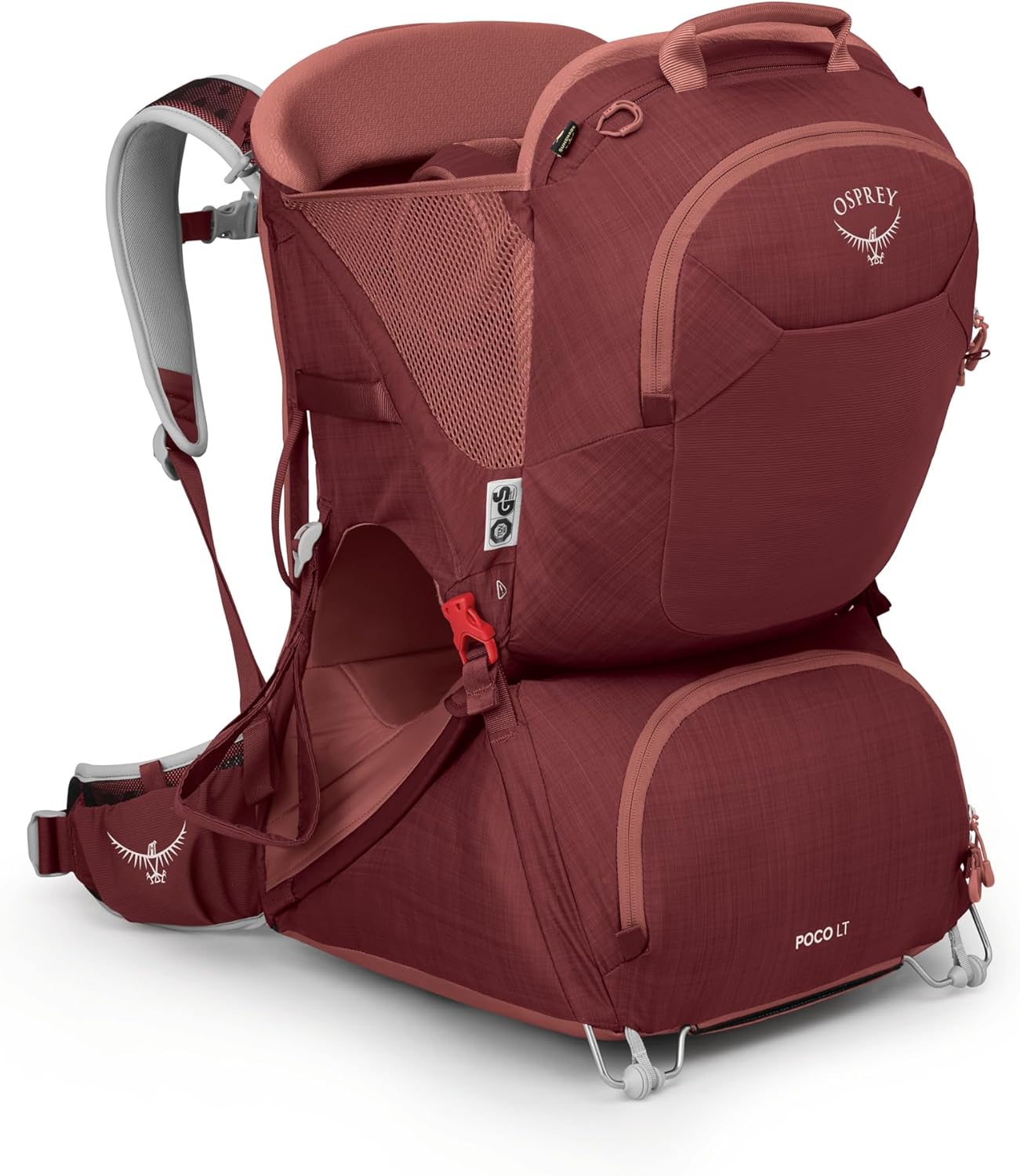 Osprey Poco LT Red Mountain Child Carrier - Lightweight!