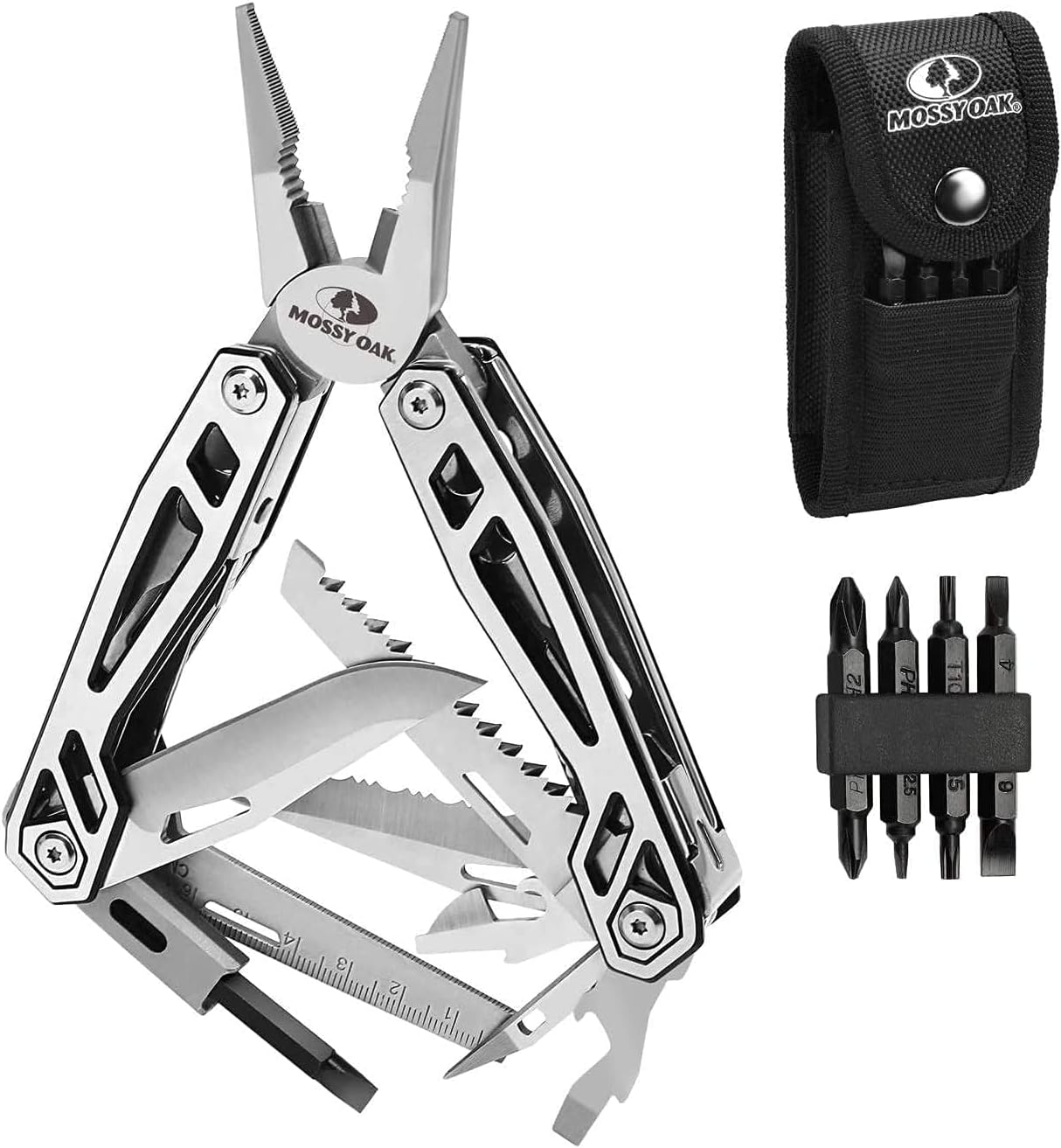 Mossy Oak 21-in-1 Multitool: Ultimate Outdoor Companion