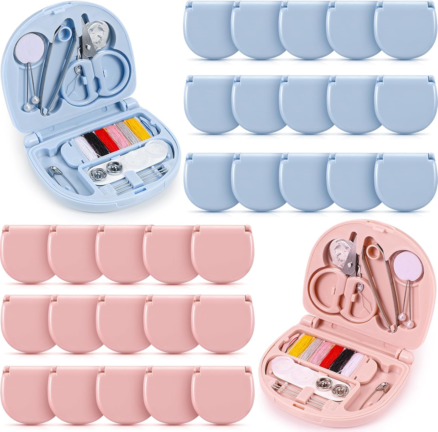 Mini Travel Sewing Kit - 50 Pieces Portable Emergency Repair Set