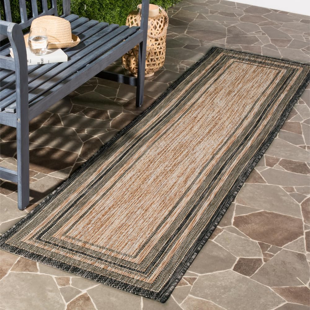 SAFAVIEH Courtyard Collection Runner Rug - Stylish & Durable