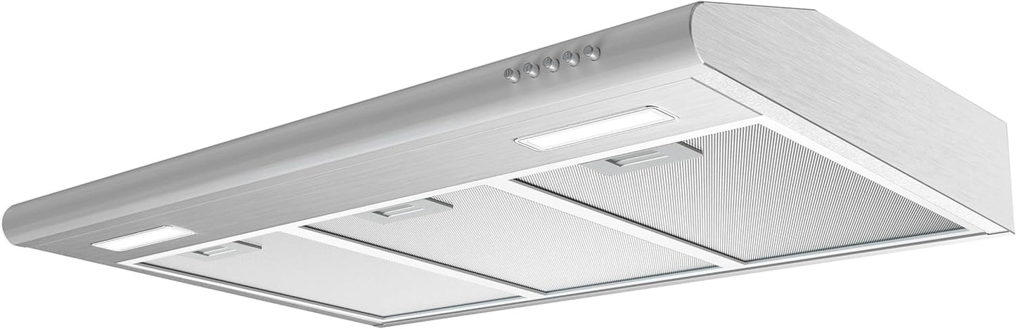 Under Cabinet Range Hood 30 inch with 3 Speed Exhaust Fan