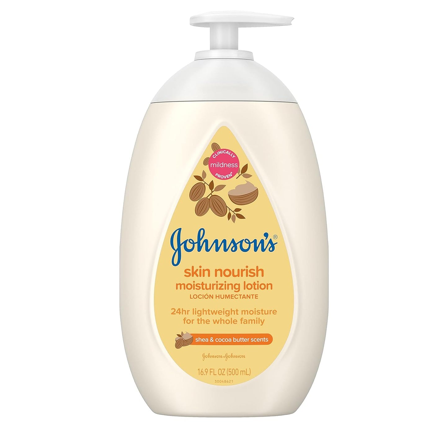 Johnson's Baby Nourishing Moisturizer for Family, Shea & Cocoa Butter, Hypoallergenic
