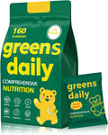 Daily Greens Gummies with Organic Chlorella and Spirulina - Travel
