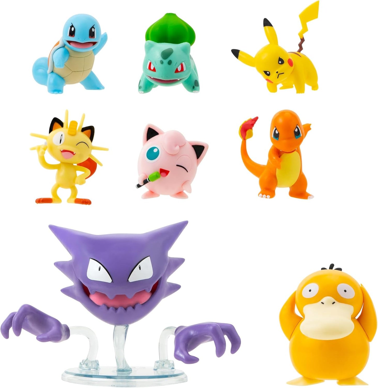 Pokemon Battle Figure 8 Pack with Pikachu and Diverse Types