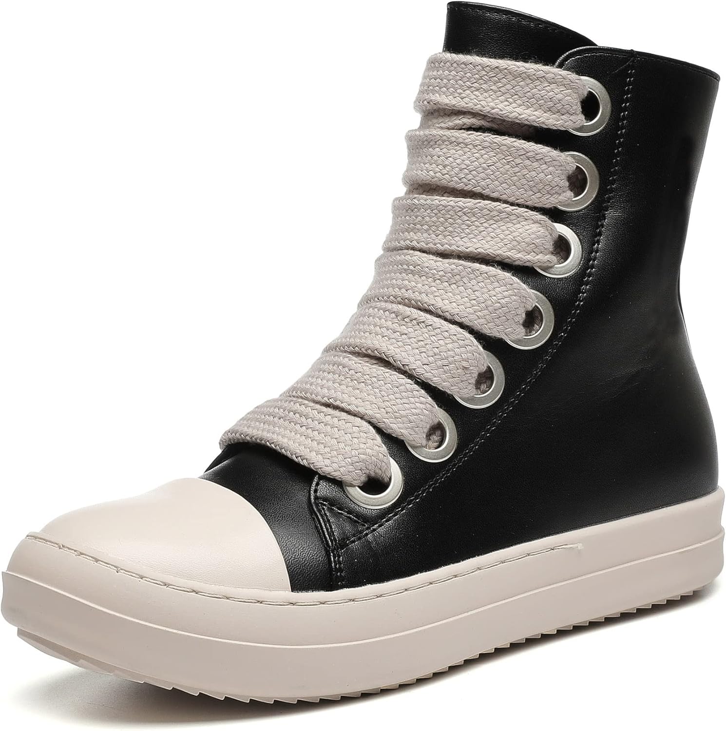 MOFEEDOUKA Womens High Top Sneakers with Comfort Platform