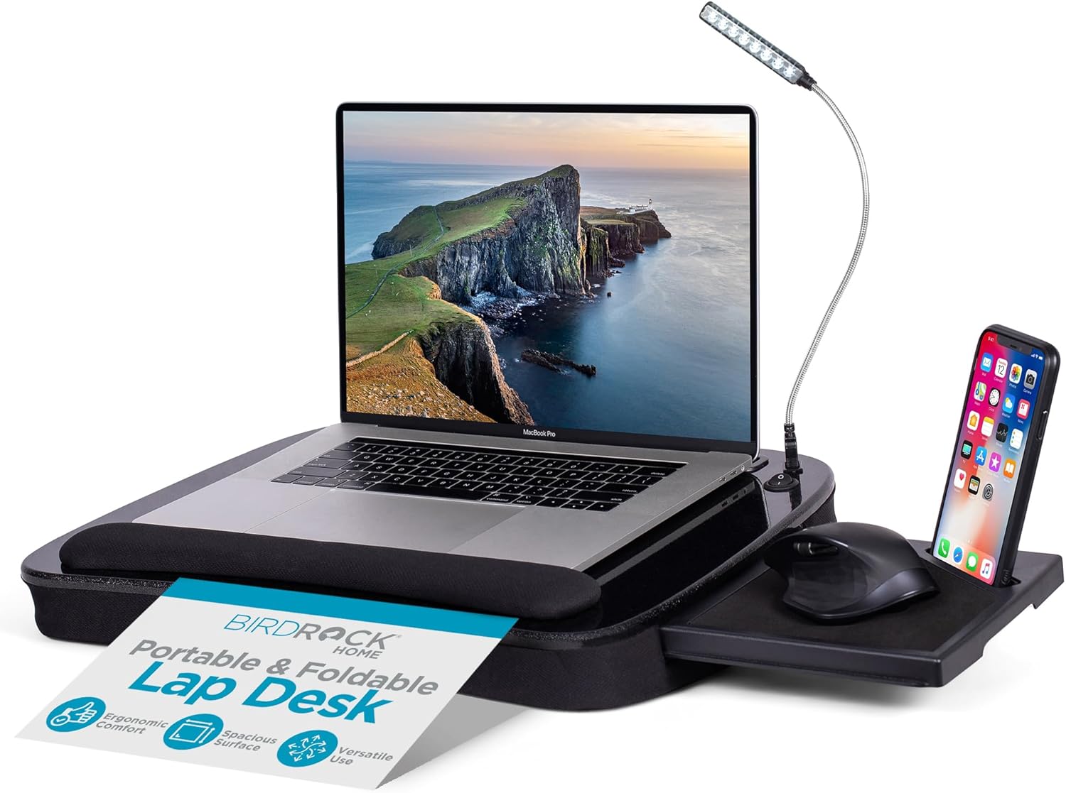 Sofia + Sam Memory Foam Lap Desk - Ultimate Portable Comfort