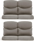 Patio Chair Cushions 4 Pack - Thick Water-Resistant 22x24 Seat